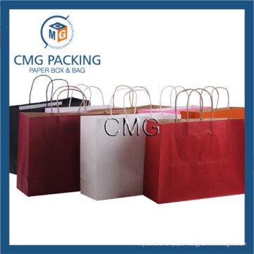 Kraft Paper Bags Shopping Mechandise Party Gift Bags